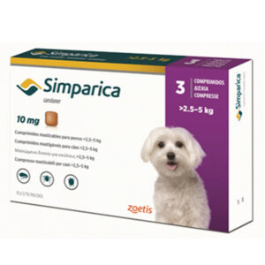 SIMPARICA PERROS 3 COMP. 2,5 A 5 KG (copia)